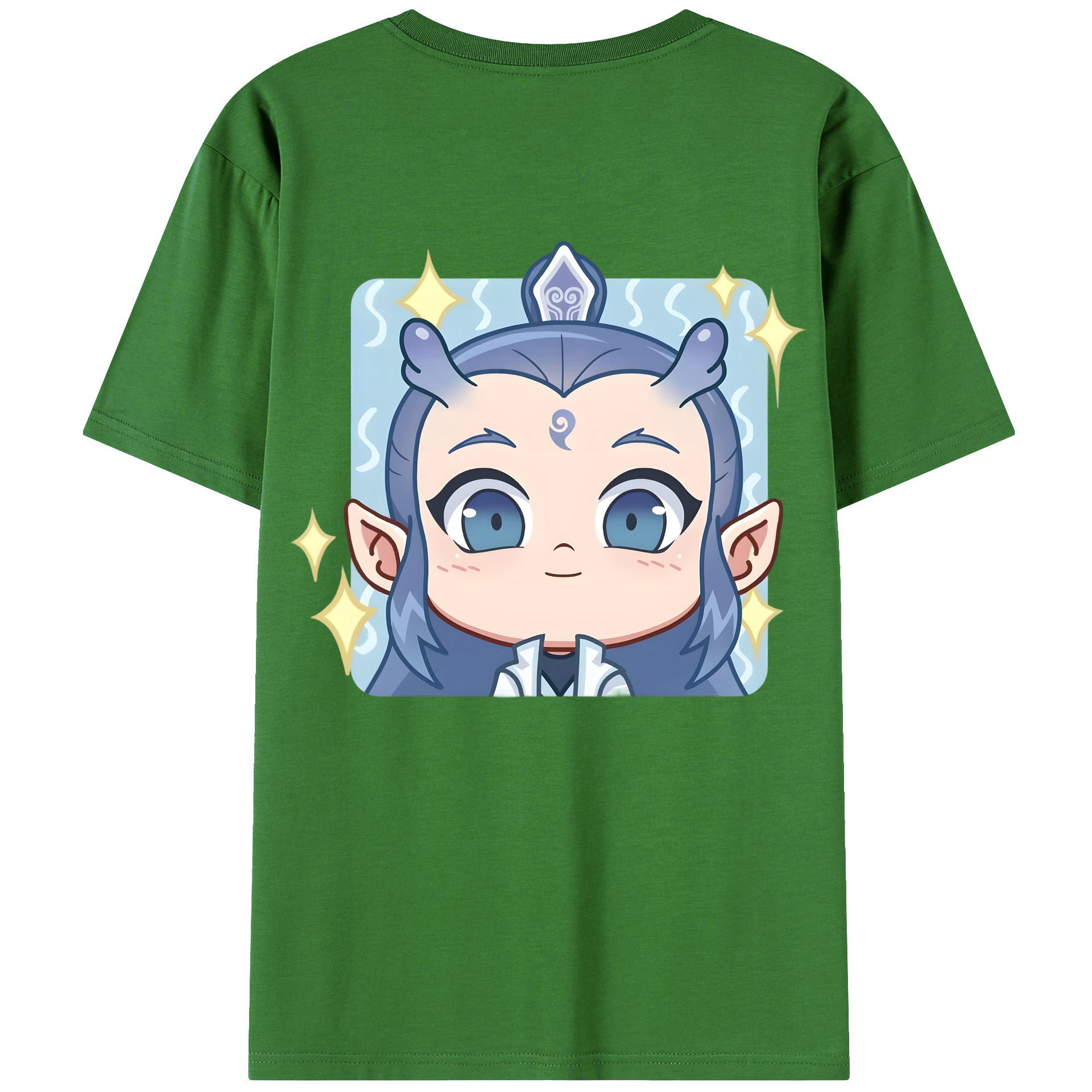 （画像用） Ne Zha 2 ナタ 魔童の大暴れ レディース半袖Tシャツ(バックプリント)